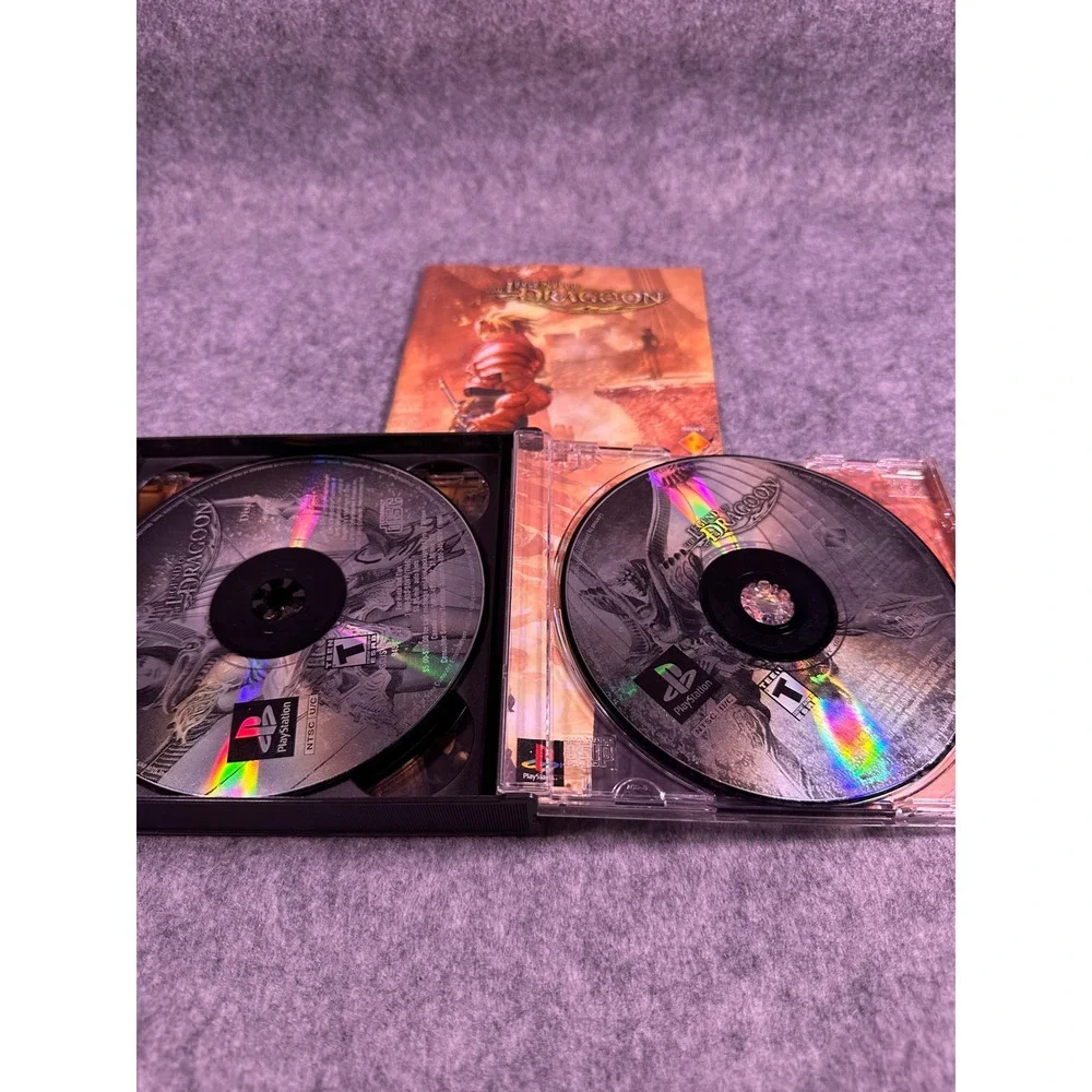 The Legend of Dragoon Sony PlayStation PS1 Greatest Hits 4-Disc Set SCUS-94491